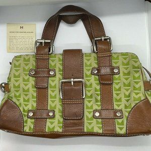 Michael Kors VNTG Signature Jacquard Leather Purse